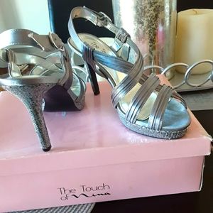 Touch of Nina silver heels
